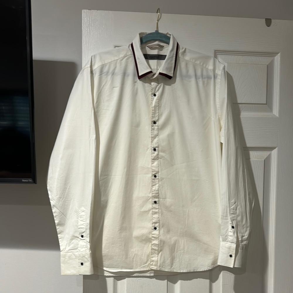 Lagerfelo Classic White Men's Shirtl  size 43